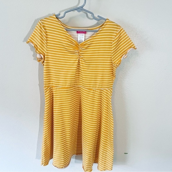 LOT OF 2 Pieces - Zunie Yellow Casual Girls Skater Dress + Zunie Jean Jacket - Picture 8 of 9